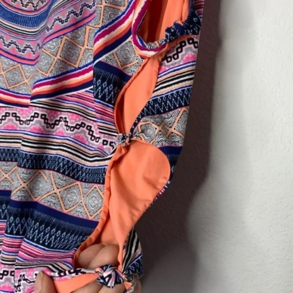 Red Carter Cali Knotted Side Maillot 1-Piece NWOT - Picture 6 of 10